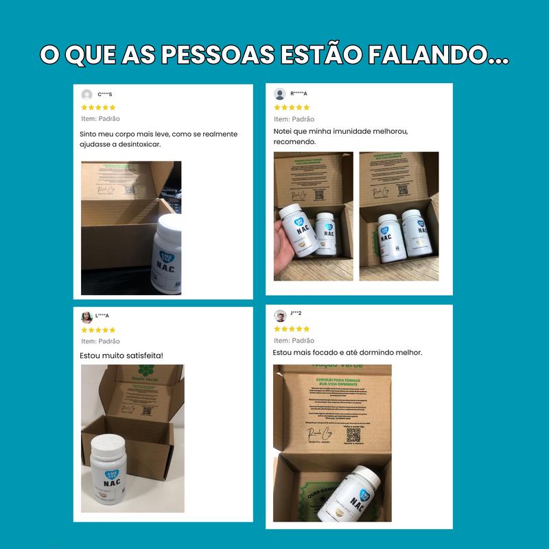 N.A.C. 60 Cápsulas - Suрlеmеոtо De Cisteína 600mg