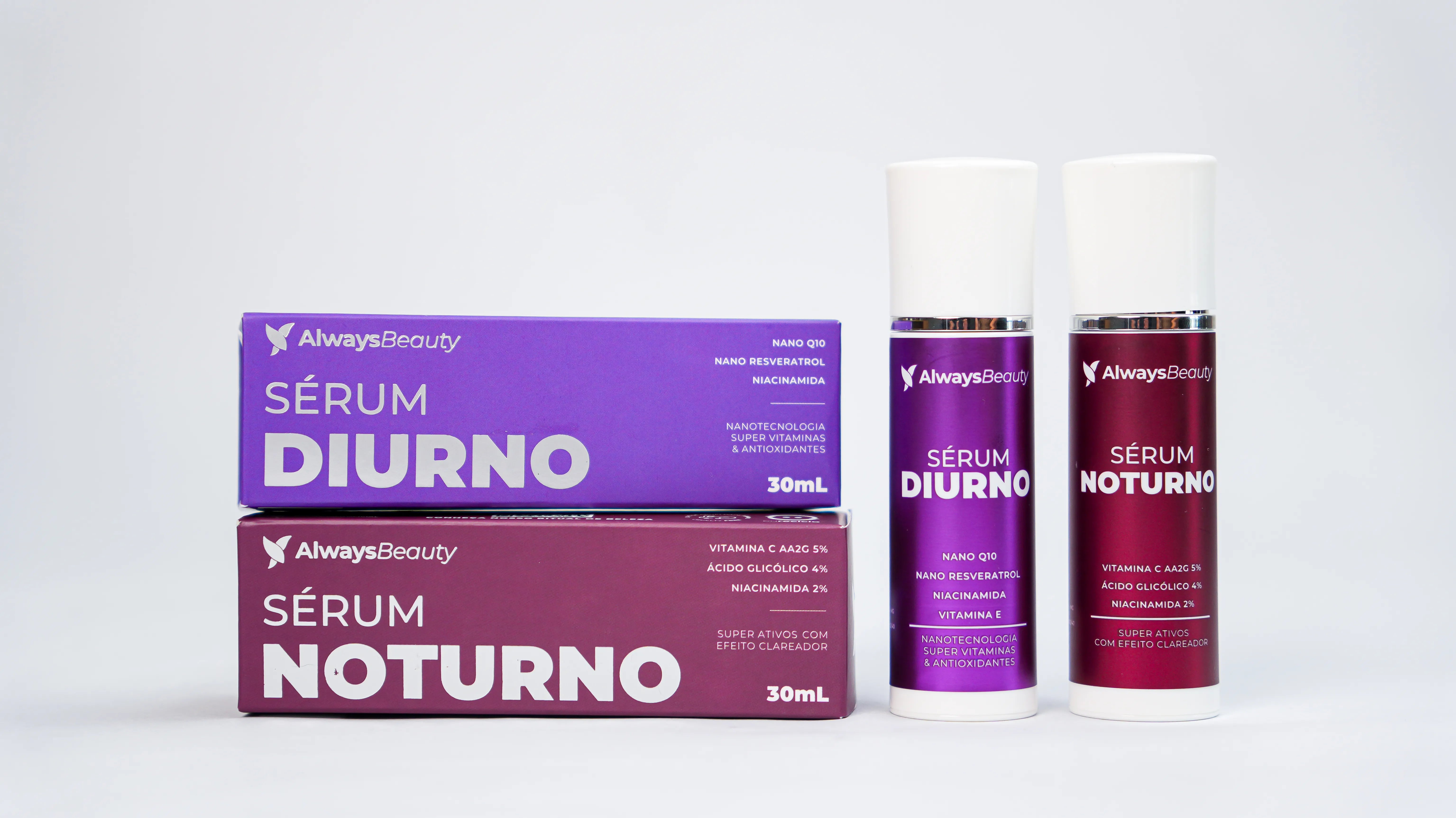 Kit Séruns + Necessaire Always Beauty
