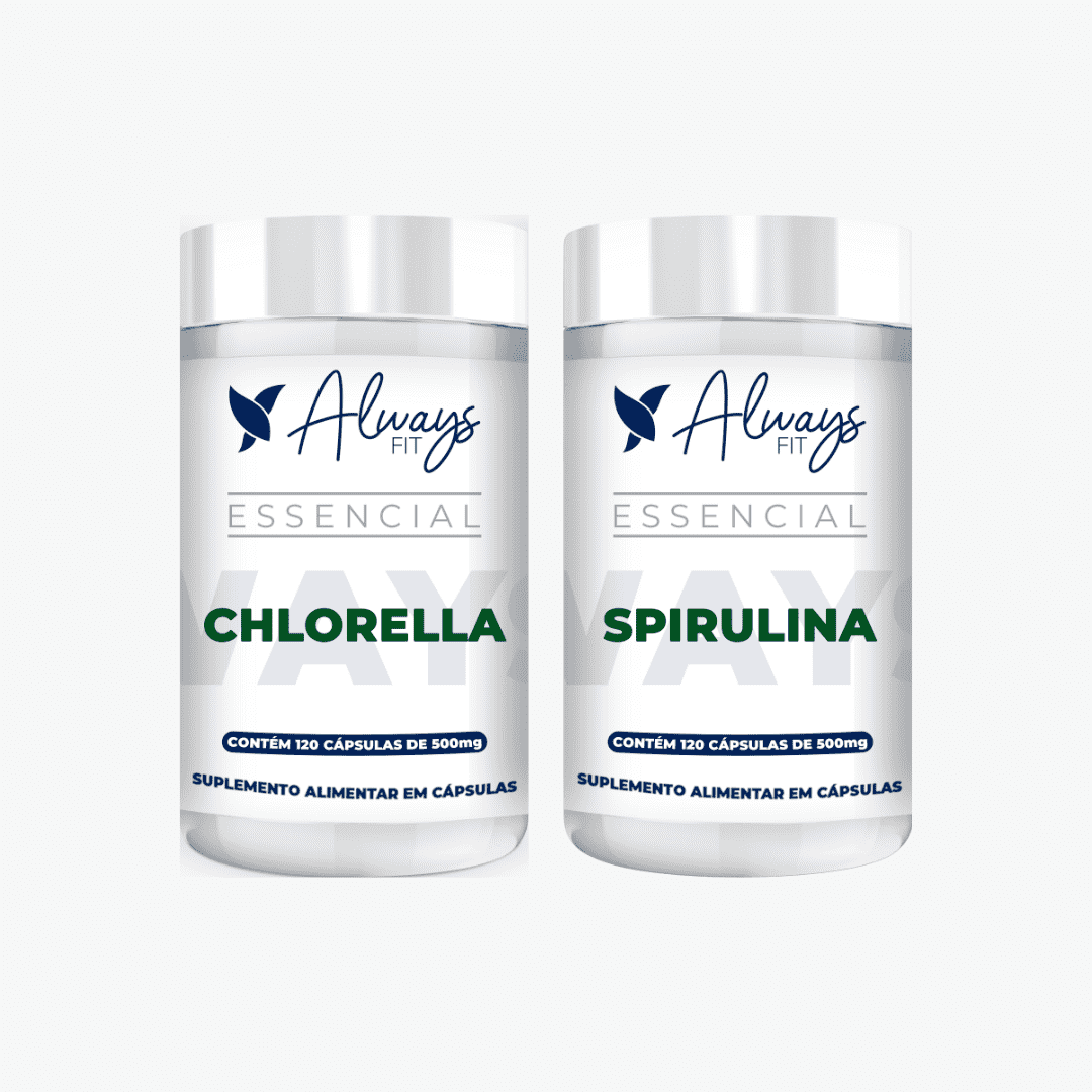 Kit Chlorella e Spirulina